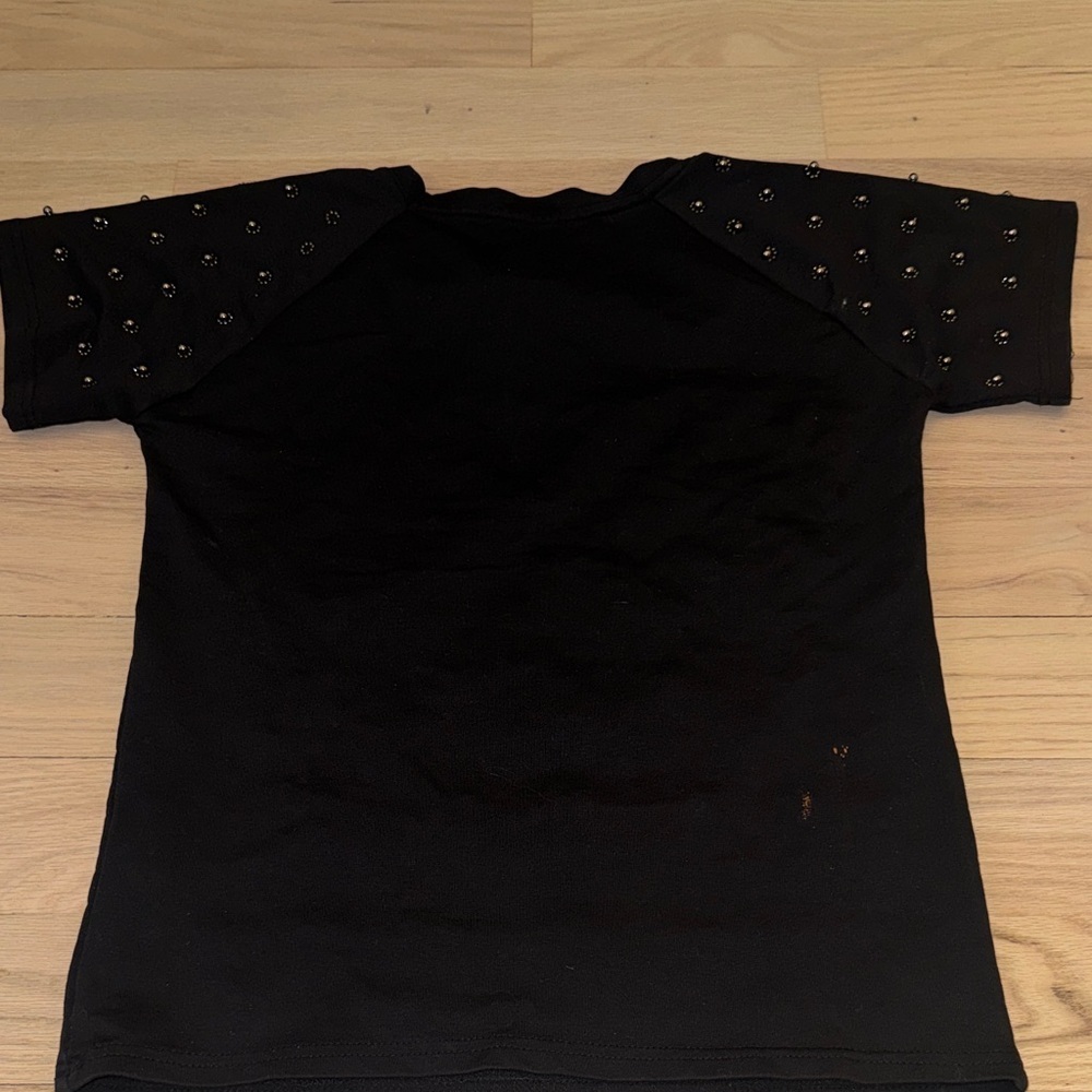 Black Studded T-Shirt and Pants Set - Picture 12 of 15